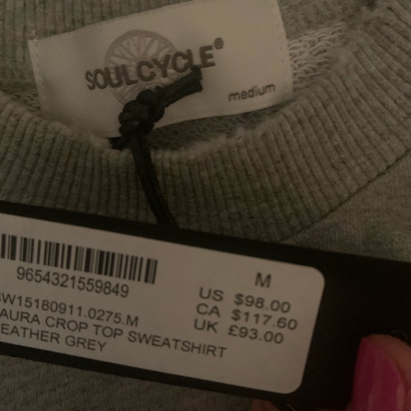 SoulCycle cropped sweatshirt - Picture 3 of 4